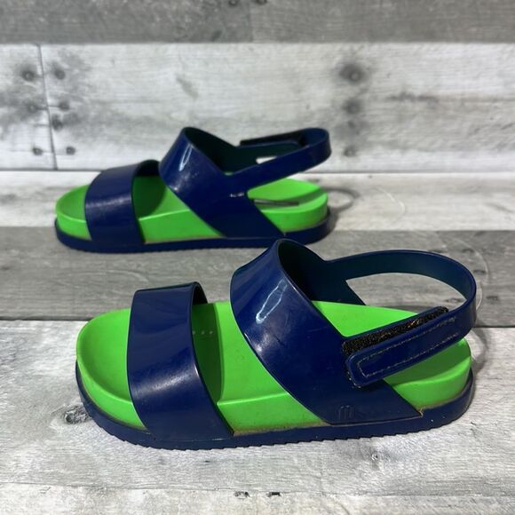 Mini Melissa Strappy Sandals Girls Sz 10 - Picture 5 of 7